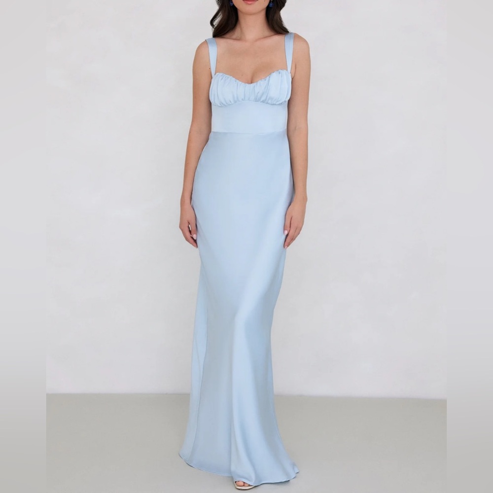 Park & Fifth ‘Dawson’ Blue Maxi Dress, Size Small